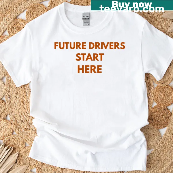 Driving Legends text T-shirt with bold typography