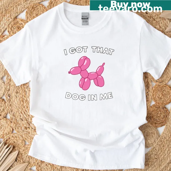 Playful typography tee expressing love for dogs