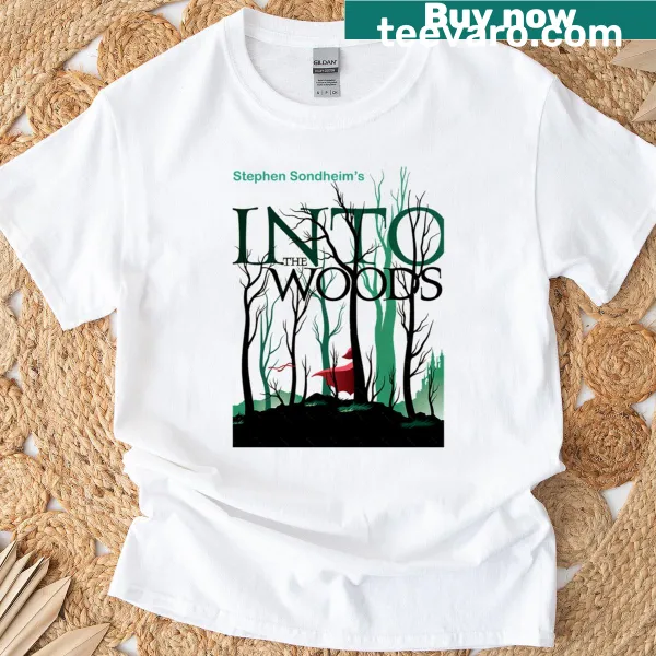 T-shirt featuring the logo from the musical 'Into The Woods'