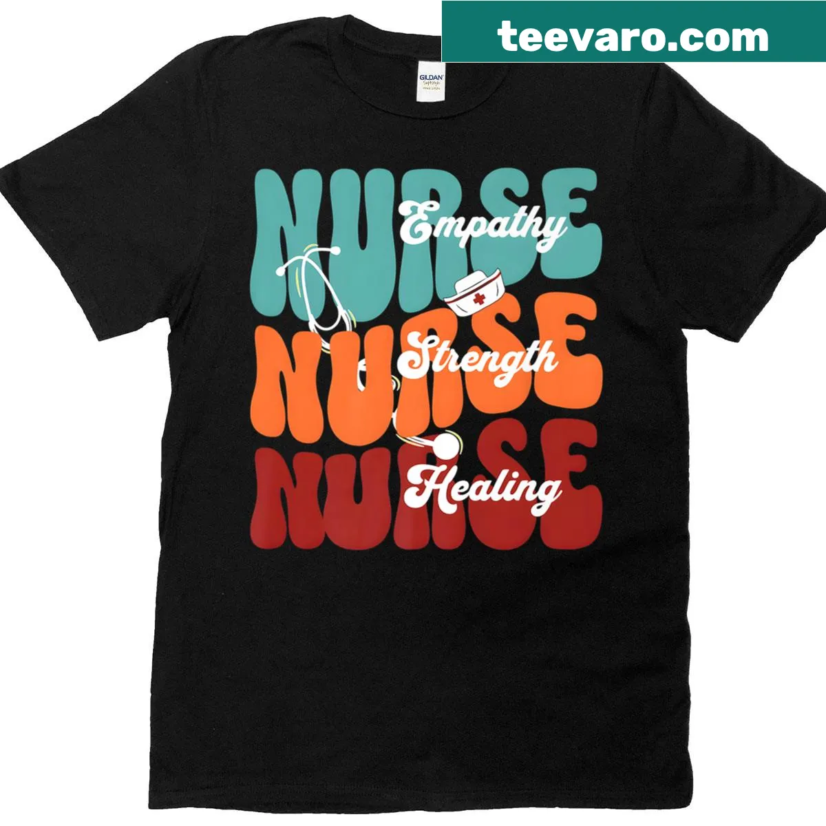 Inspirational nursing retirement T-shirt with LGBTQ+ message — on a men's t-shirt