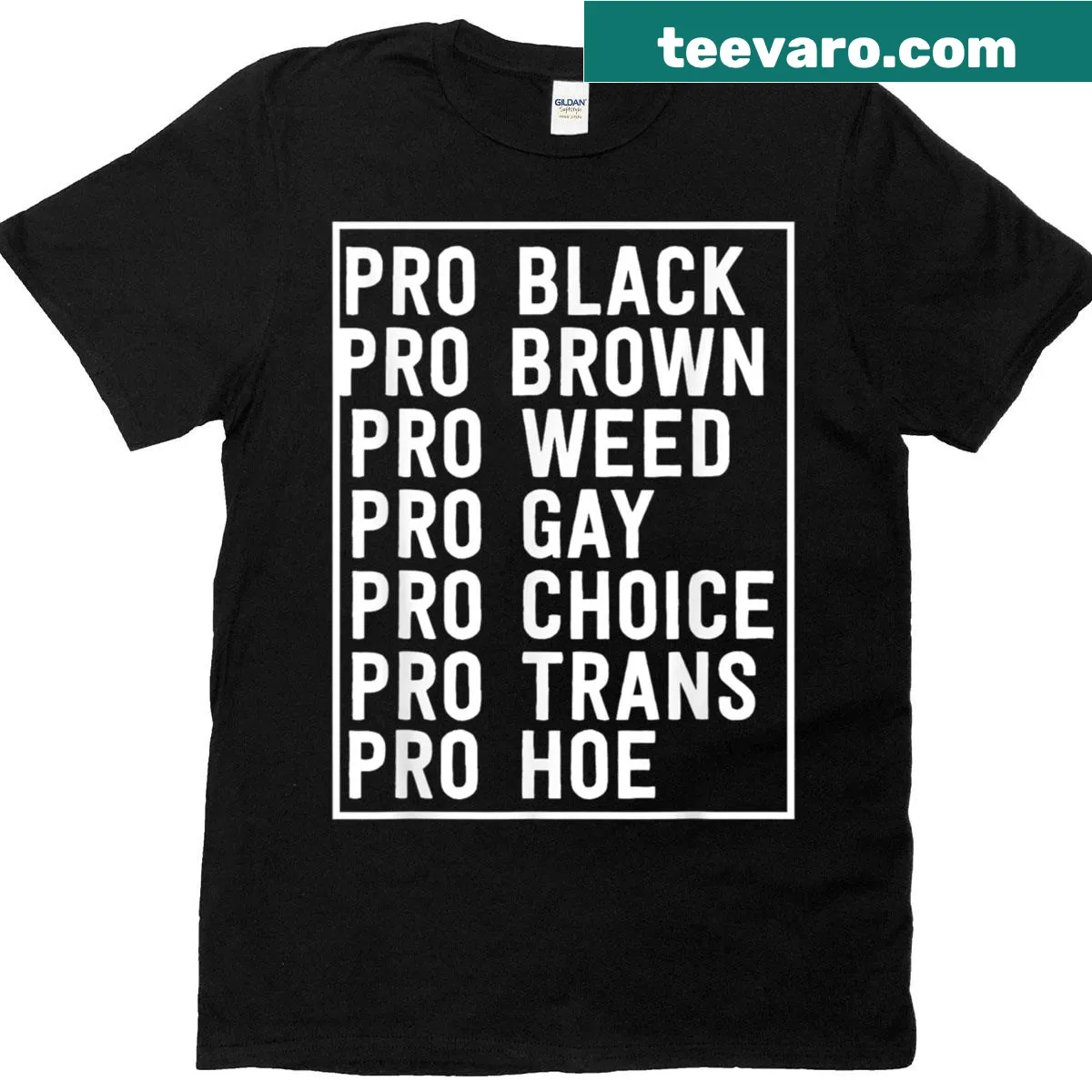 T-shirt with playful illustrations promoting diversity and empowerment — on a men's t-shirt