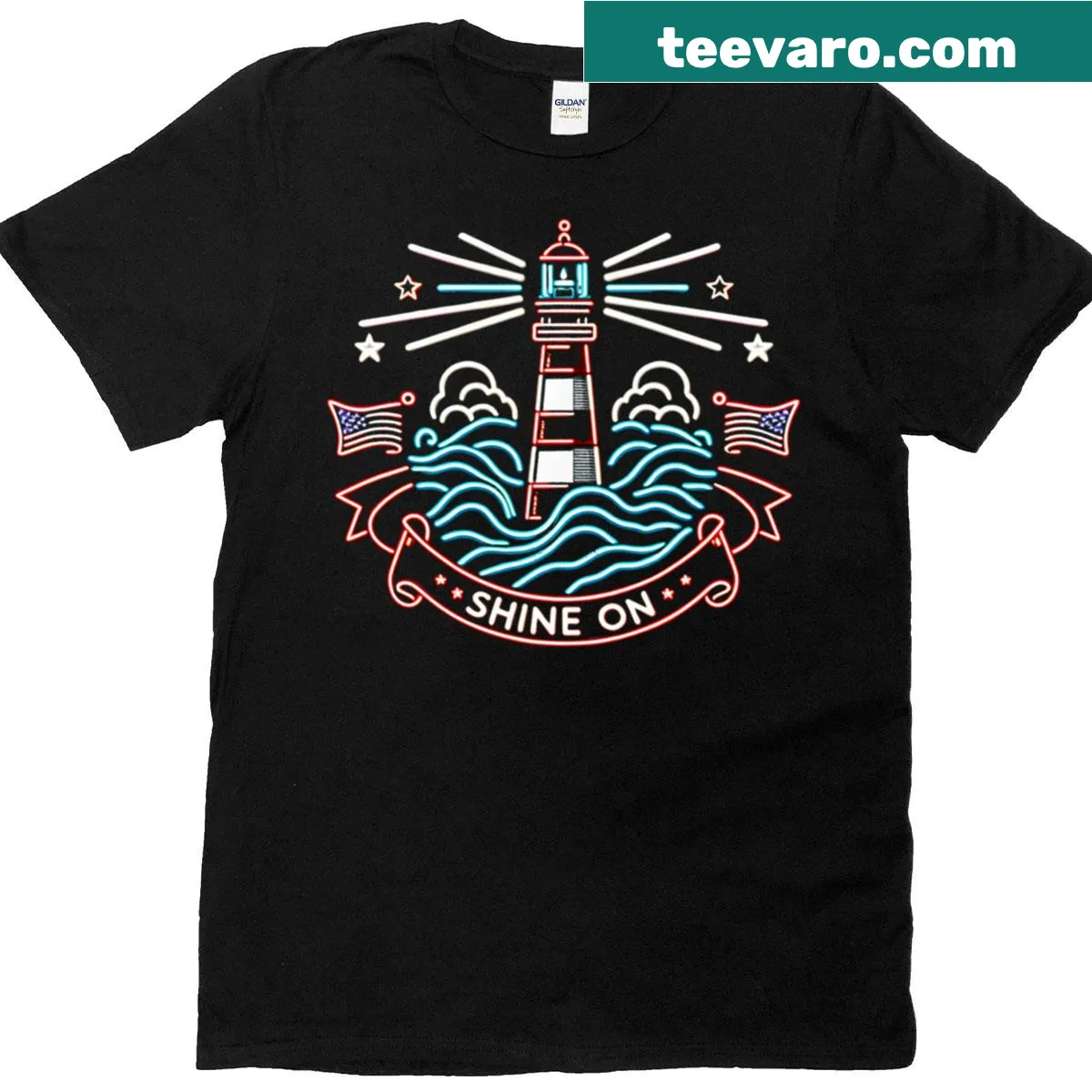 Active T-shirt with inspiring sailing-themed typography — on a men's t-shirt