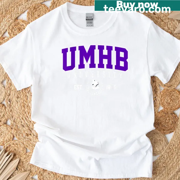 Vintage athletic tee featuring Umhb Arch design, suitable for sports fans.