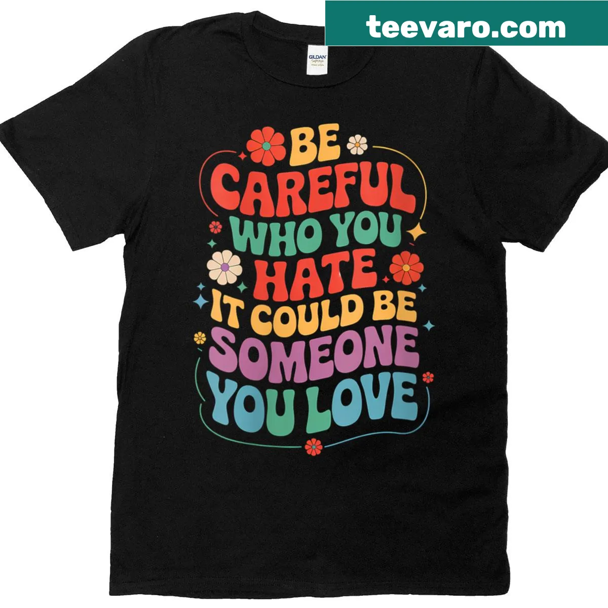 Bold equality message LGBTQ T-shirt for women — on a men's t-shirt
