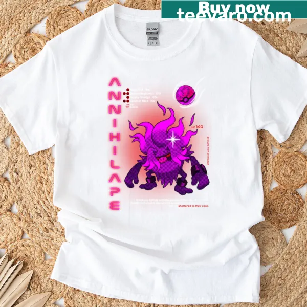 Illustration of Annihilape character in action on a T-shirt