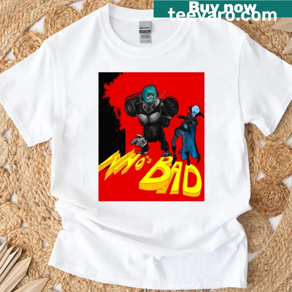 Illustrated T-shirt inspired by the character Megamind