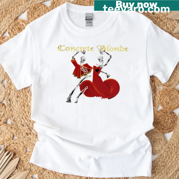 Artistic Concrete Blonde Mexican Moon graphic on a T-shirt