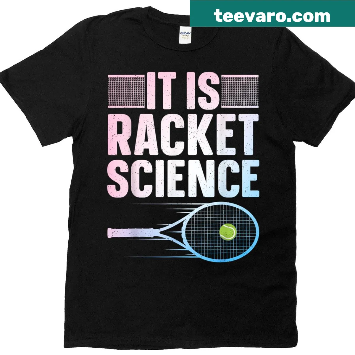 T-shirt featuring a dynamic tennis design suitable for enthusiasts — on a men's t-shirt