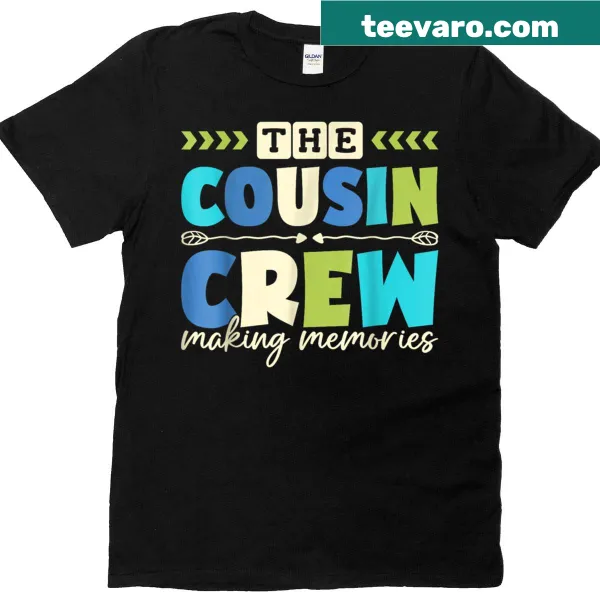Cousin Crew graphic on a T-shirt for kids