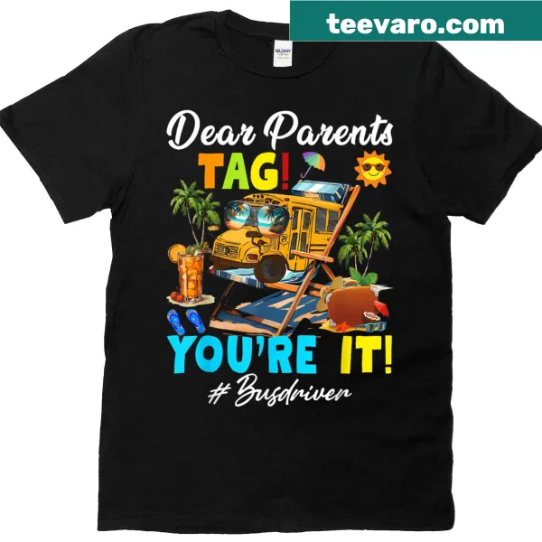 Last day of school themed T-shirt for bus drivers