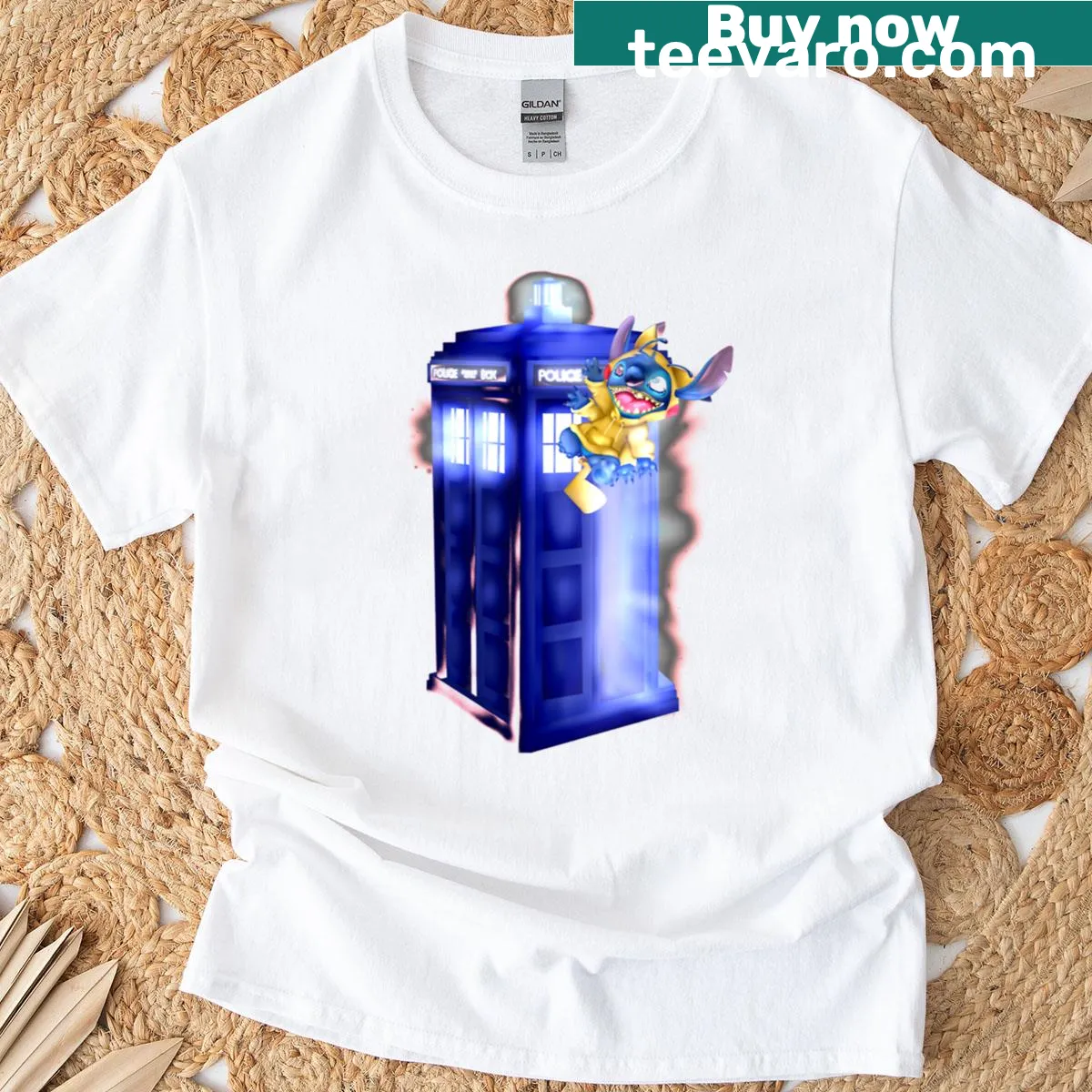 Illustration of Doctor Stitch on a t-shirt with humorous text — on a men's t-shirt