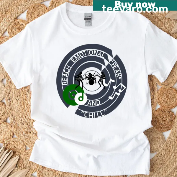Bold typography on Emotional Peak t-shirt conveying feelings and experiences