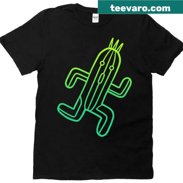 Graphic T-shirt featuring Cactuar from Final Fantasy