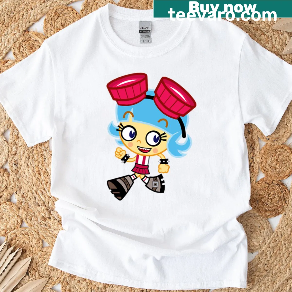Illustration of Frida from 'El Tigre: The Adventures of Manny Rivera' — on a men's t-shirt