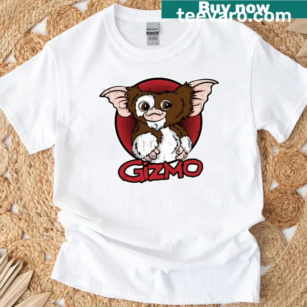 Cartoon Gizmo graphic on a playful t-shirt