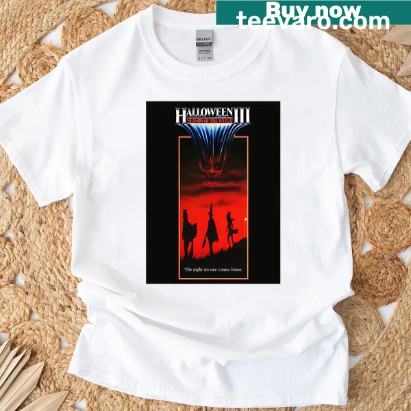 T-shirt inspired by Halloween III film poster
