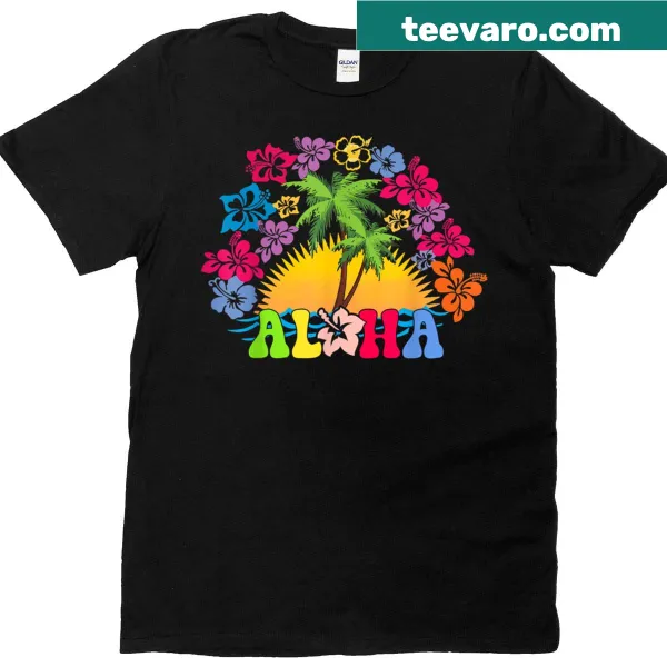 Typography shirt celebrating Hawaiian family vacations