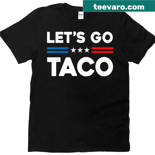 Funny taco t-shirt with playful typography celebrating taco culture.