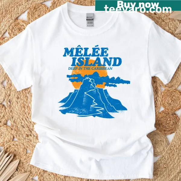 Illustrative Mle Island t-shirt featuring a picturesque island scene