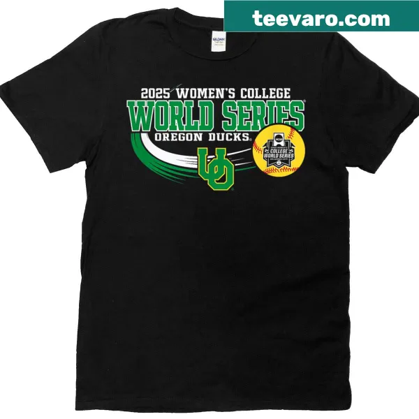 Illustrative design celebrating Oregon Ducks women's college world series