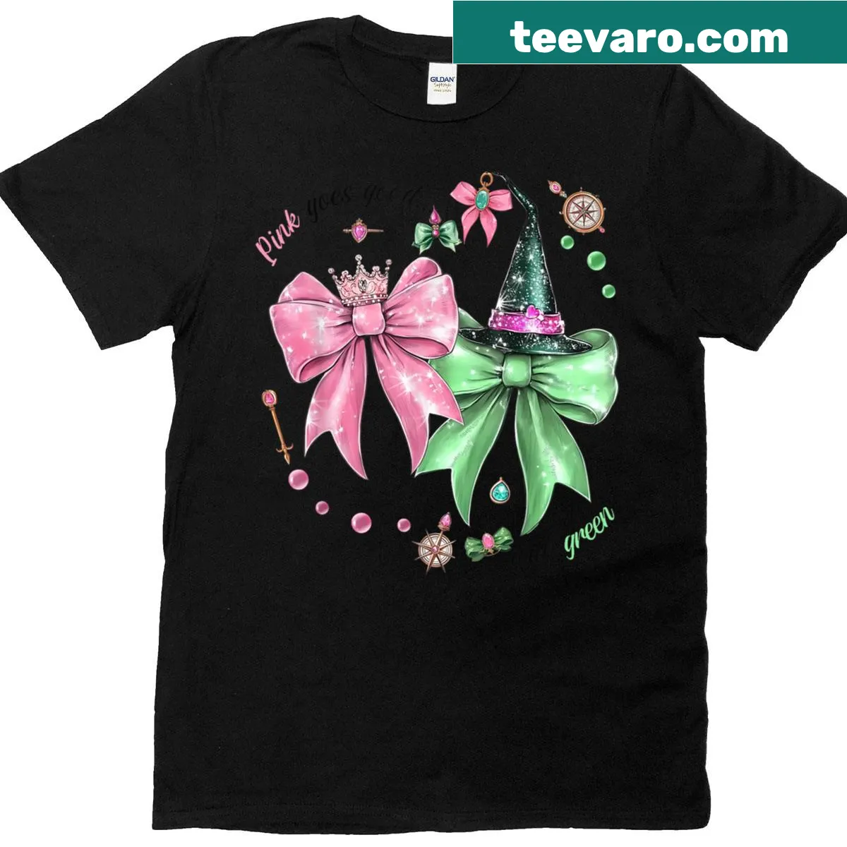 Funny Halloween witch t-shirt with playful text and whimsical design — on a men's t-shirt