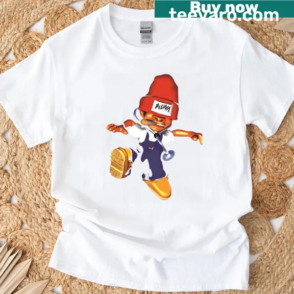 Meme-inspired graphic T-shirt with bold text