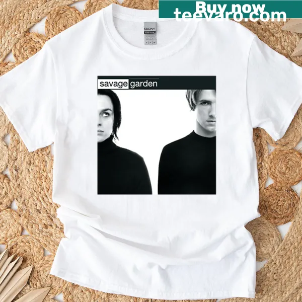 Savage Garden T-shirt featuring the band name in elegant typography