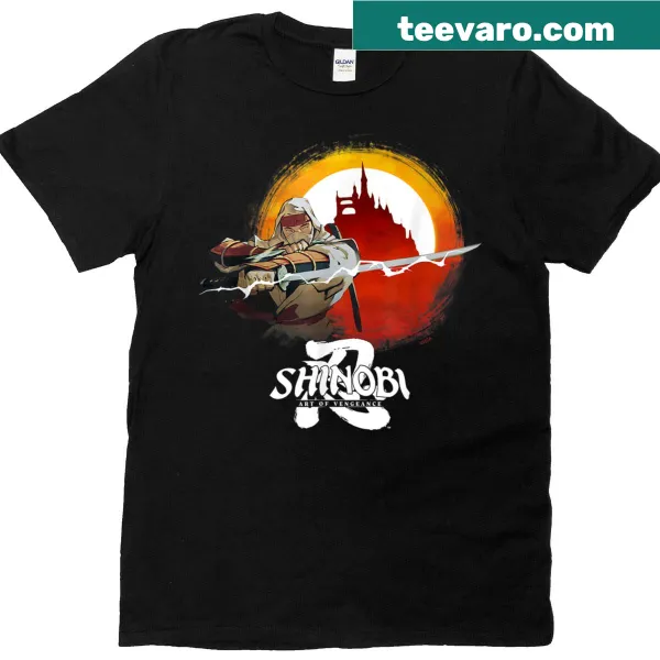 Retro design inspired by Joe Musashi on a T-shirt
