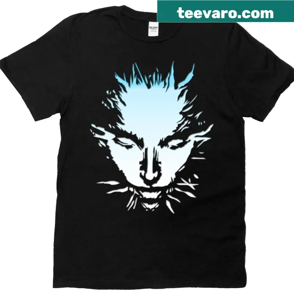 Edgy design inspired by Shodan from System Shock on T-shirt