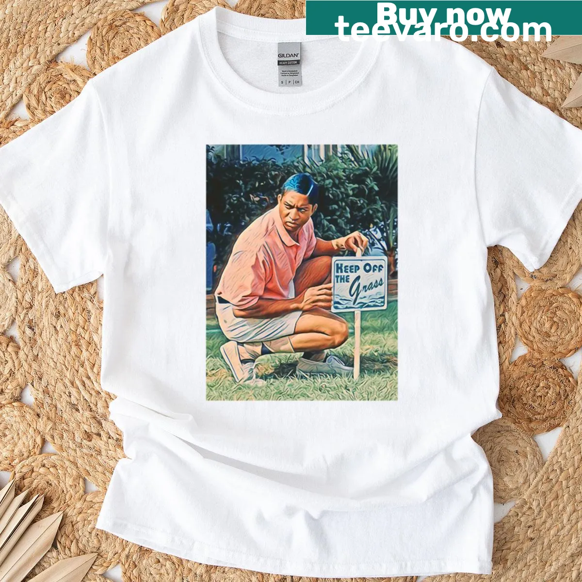 Nostalgic Stanley t-shirt with clever slogan — on a men's t-shirt