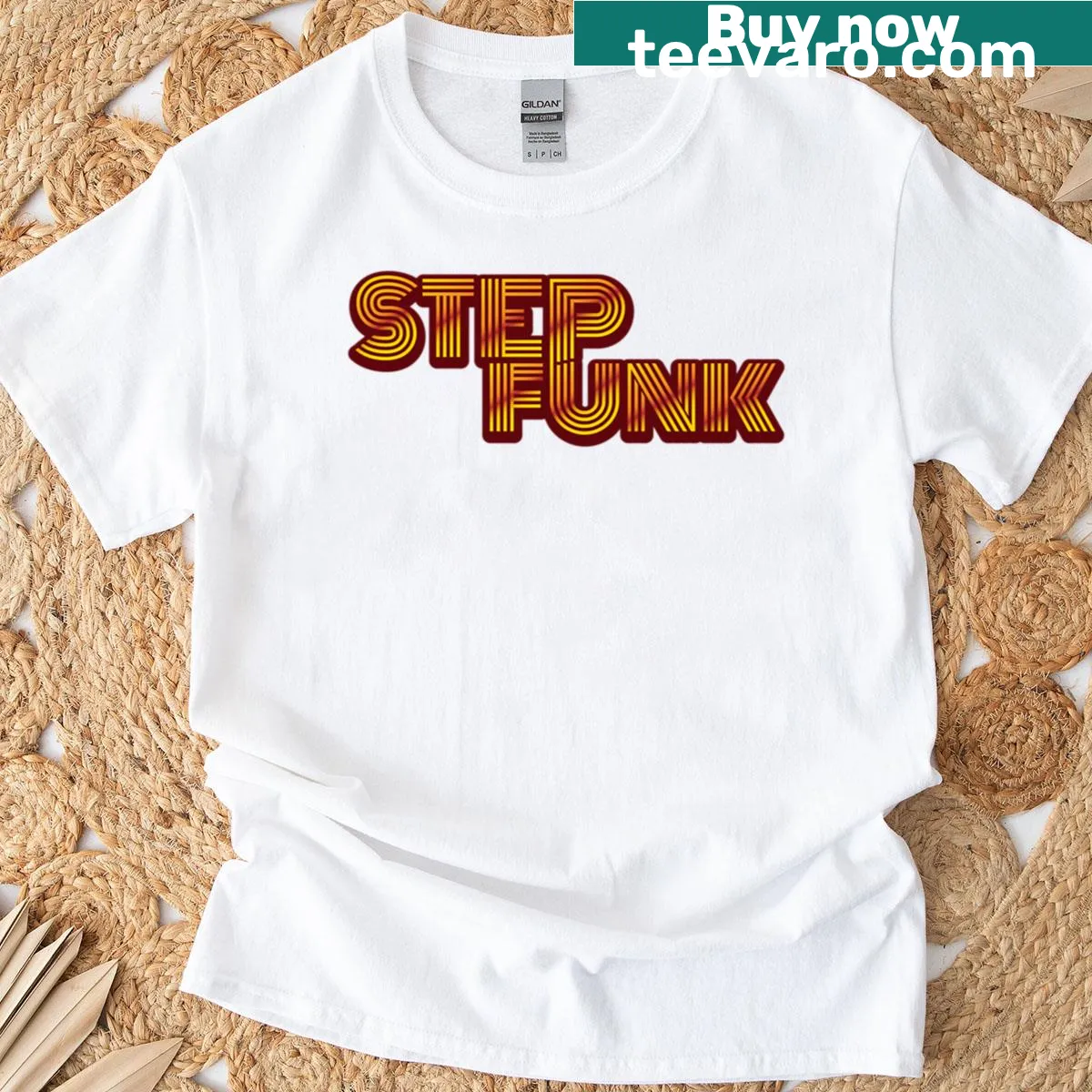 Playful dance-themed graphic on a white t-shirt. — on a men's t-shirt