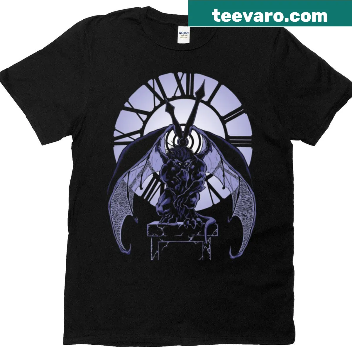 Nature-inspired t-shirt featuring a stone design — on a men's t-shirt