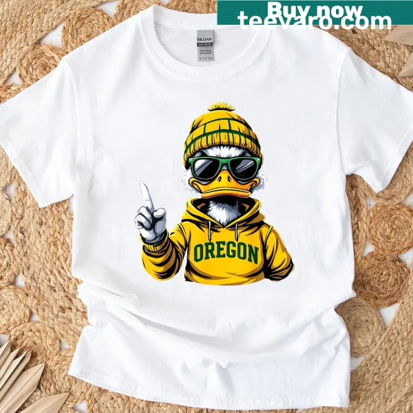Cute animal-themed Oregon t-shirt for kids with whimsical graphics