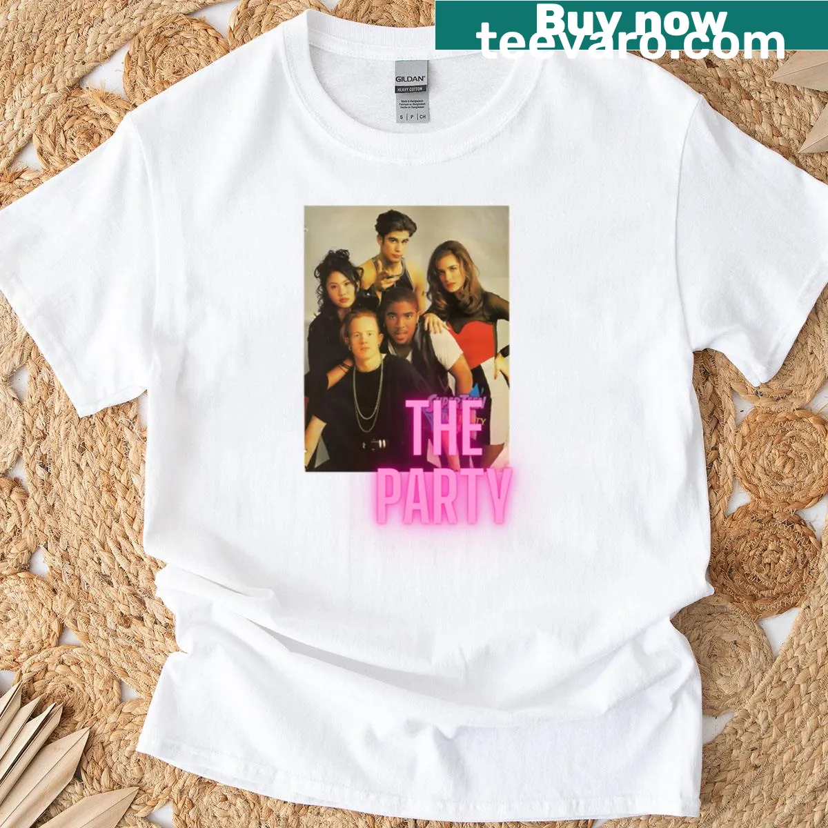 Funny typographic design on The Party 2 premium t-shirt — on a men's t-shirt