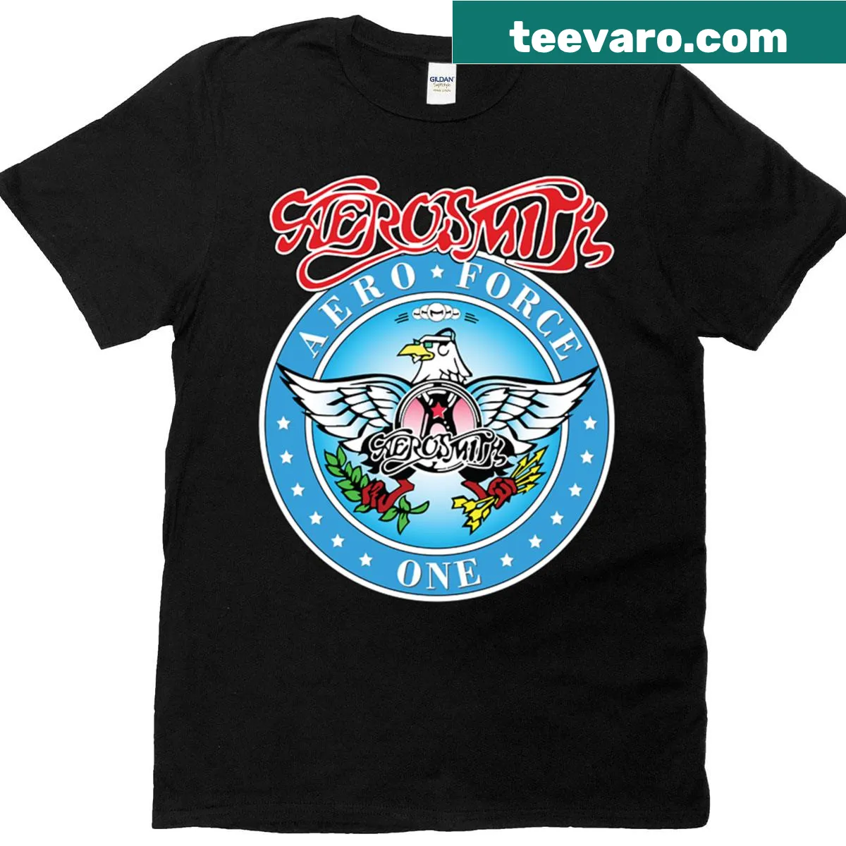 T-shirt featuring Garth from Waynes World in a playful cartoon style — on a men's t-shirt