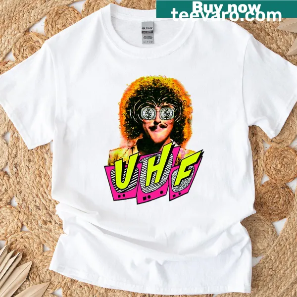 T-shirt featuring a playful tribute to Weird Al Yankovic.