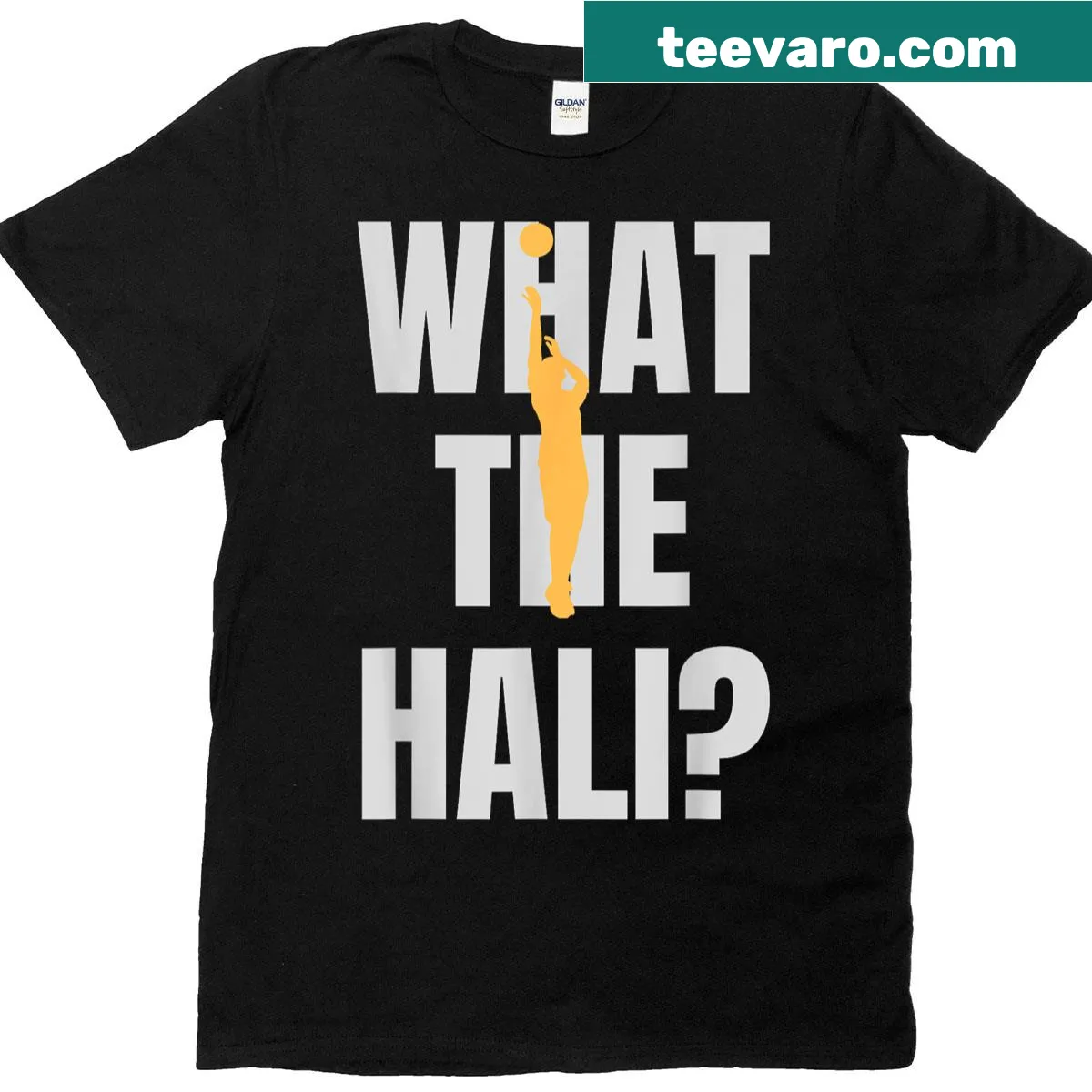 Funny T-shirt with a playful saying in bold typography — on a men's t-shirt