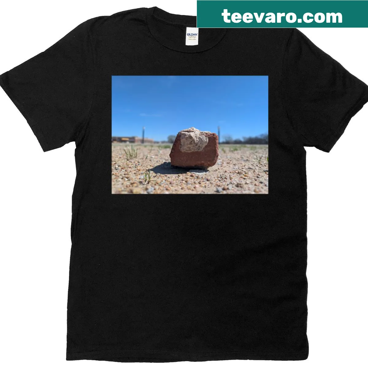 Fun T-shirt with the phrase 'A Freaking Rock' in bold letters — on a men's t-shirt