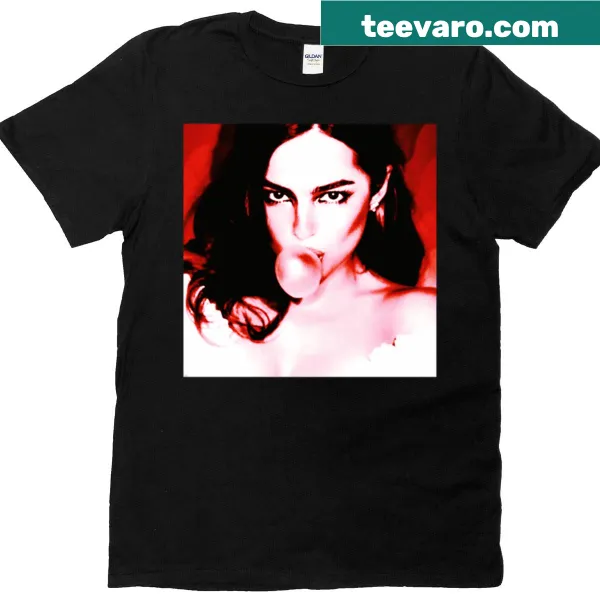 AR logo representing Addison Rae on a stylish T-shirt
