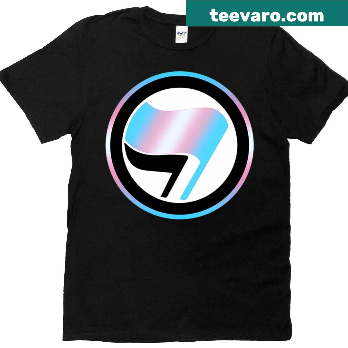 Activist T-shirt with 'Antifa Pride' for social justice support — on a men's t-shirt