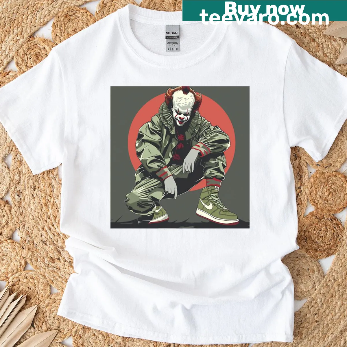 Minimalist silhouette design on a Baohouse Penny 4 t-shirt — on a men's t-shirt