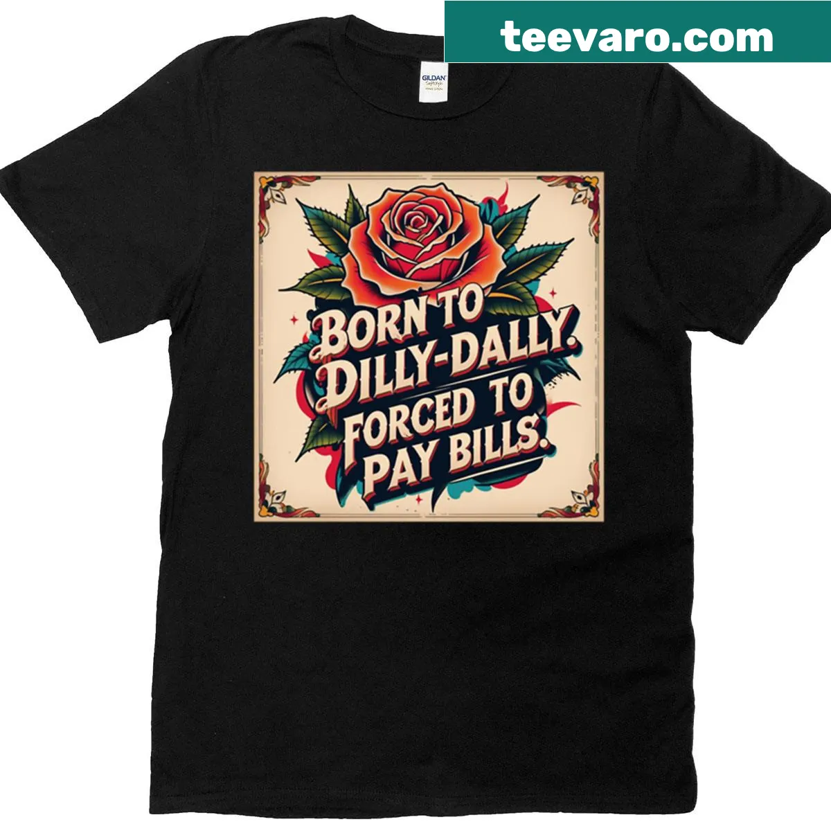 Bold Born To T-shirt with striking typography for self-expression. — on a men's t-shirt