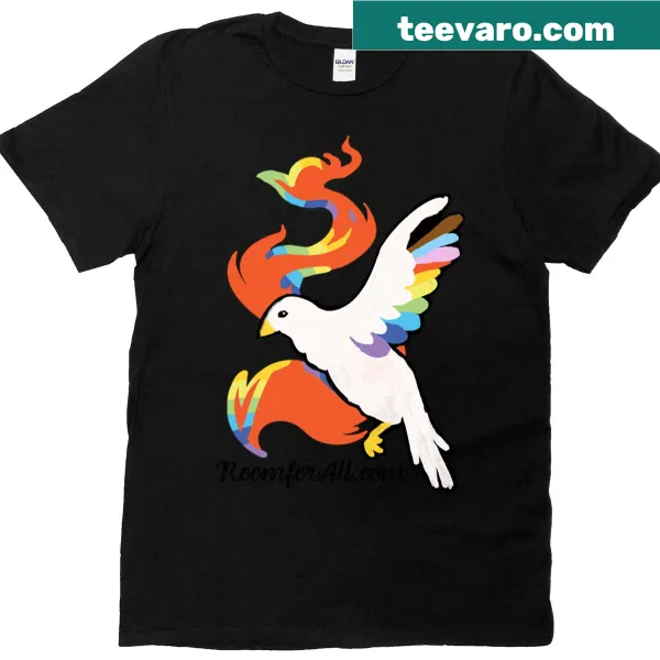 T-shirt with the phrase 'Come Holy Spirit' against a light background.