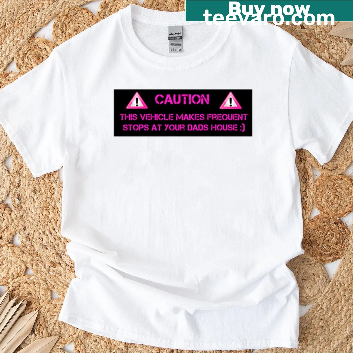 Dad House Dilf graphic T-shirt — on a men's t-shirt