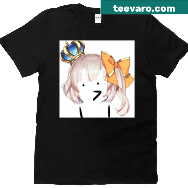 Oversized t-shirt featuring a cute cartoon duck image