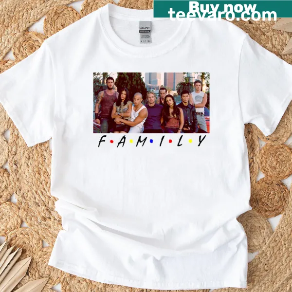 Simple Family T-shirt with black lettering on a solid background.