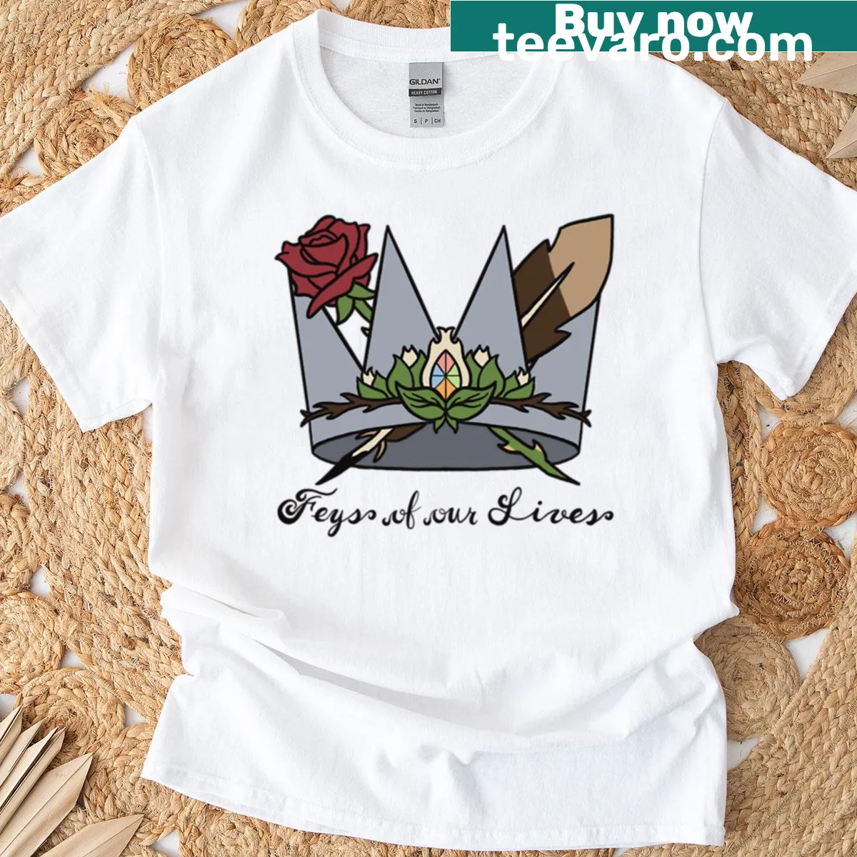 Typography design with the phrase 'Feys Of Our Lives' in a fun layout — on a men's t-shirt