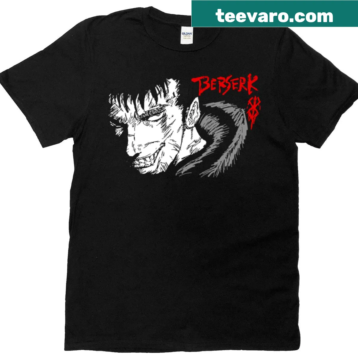 Anime movies T-shirt featuring head characters from popular films — on a men's t-shirt
