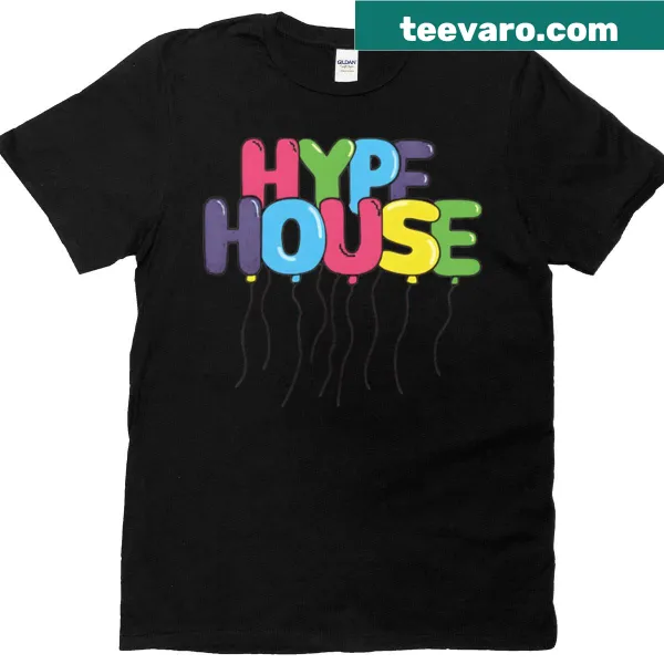 Trendy TikTok-themed Hype House T-shirt design
