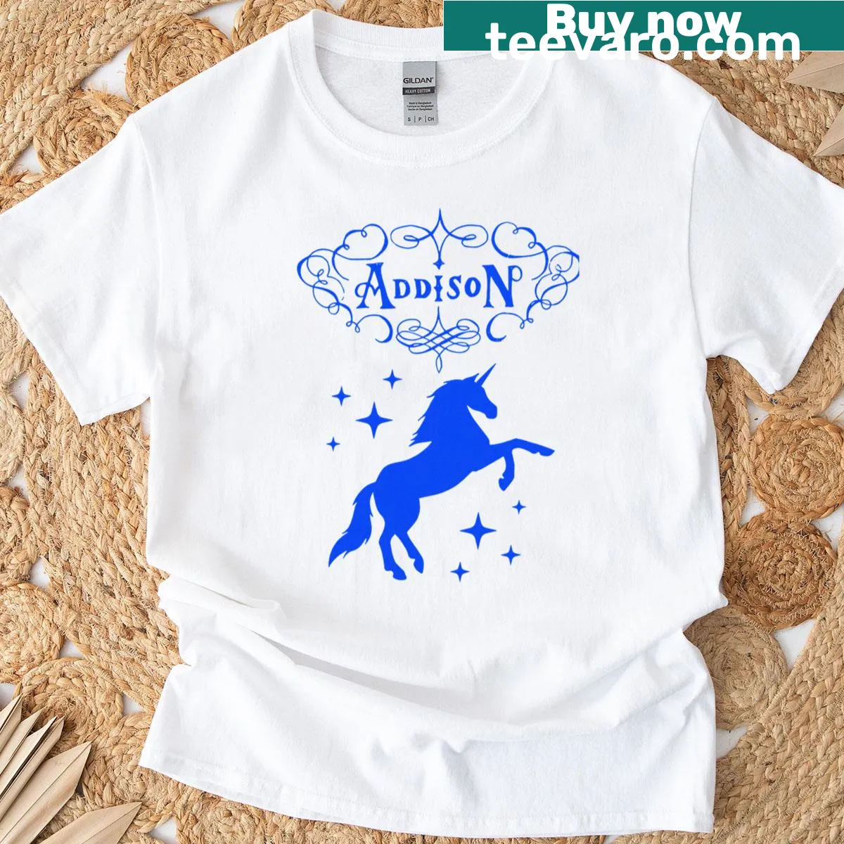 Vintage-style T-shirt featuring a 90s pop singer logo — on a men's t-shirt